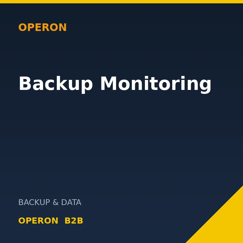 Backup Monitoring — Operon B2B