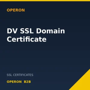 DV SSL Domain Certificate — Operon B2B