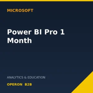 Power BI Pro 1 Month — Operon B2B