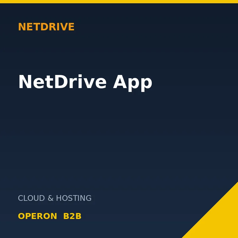NetDrive App — Operon B2B